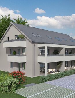++ NEUBAU 1-Zimmer Erdgeschoßwohnung mit Gartenanteil (Wohnung 13) ++ - Ismaning