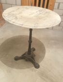 Original Antiker Bistrotisch mit Marmorplatte in 4500