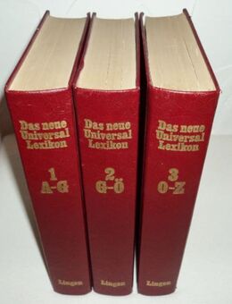 3 antiquarische Bände - über 50 Jahre: "Das neue Universal-Lexikon", Lingen-Verlag 1971, sehr wenig benutzt. - Krummhörn