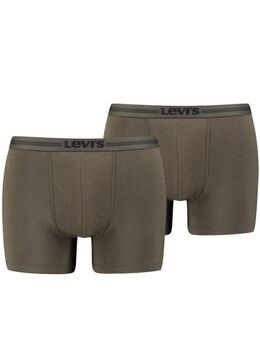 Levi's® Boxershorts LEVIS MEN TENCEL BOXER BRIEF 2P (Packung, 2-St., 2er Pack) mit breitem Logobund