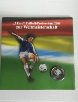5 x 2 Euro Fußball-Proben-Satz 2006 zur WM 2006; FIFA - Rees