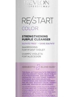 REVLON PROFESSIONAL Haarshampoo Re/Start COLOR Purple Cleanser 250 ml, Neutralisiert Gelbtöne, regeneriert das Haar und reduziert Haarbruch.