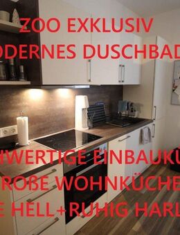 ZOO EXKLUSIV SANIERT MODERNES DUSCHBAD HOCHWERTIGE EINBAUKÜ. WOHNKÜCHE 2.OG HELL+RUHIG HARLEßSTR. - Düsseldorf