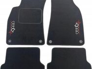 Velours-Fußmatten für Audi A4 B6/B7 (2000-2008) – S-Line STICKEREI Handmade Grau Set324 - Ingolstadt