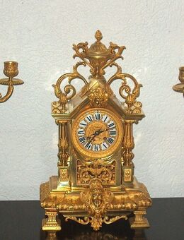 Kaminuhr,Portaluhr,Standuhr, Bronzeuhr,Säulenuhr,Tischuhr,Pendule,Clock,Horloge - Kleve Zentrum