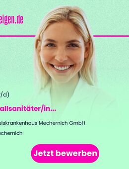 Notfallsanitäter/in (m/w/d) - Mechernich
