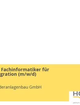 Ausbildung Fachinformatiker für Systemintegration (m/w/d) - Gladenbach
