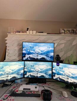 High-End Gaming PC Komplett-Setup | 4 Monitore | Sofort startklar - Vreden