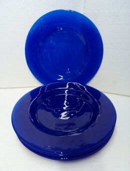 Design-Teller-Sortiment, von Dibbern, in blau, neu, 5-Stck.-Angebot komplett - Simbach (Inn) Zentrum