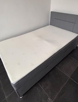 Boxbett mit Bettkasten inkl. Topper (110x120x209) wie Neu! - Aachen