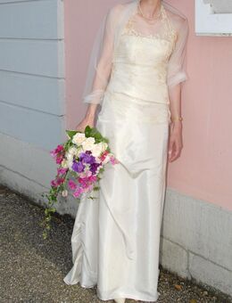 Hochzeitskleid Rembo Styling gold-creme cappuccino - Arnstadt