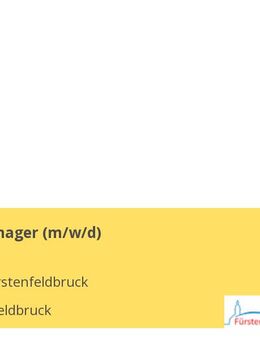 Energiemanager (m/w/d) - Fürstenfeldbruck