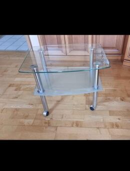 Kleiner Glas Rolltisch - Herne Eickel