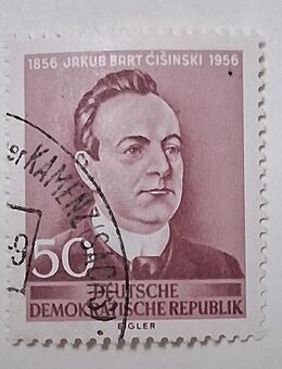 DDR 1956 Jakub Bart Einzelmarke gestempelt - Görlitz