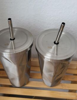 Trinkbecher mit Strohhalm - Düsseldorf