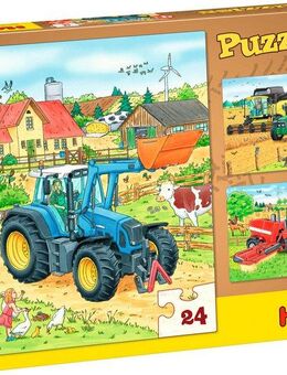 Haba Puzzle Traktor und Co., 72 Puzzleteile
