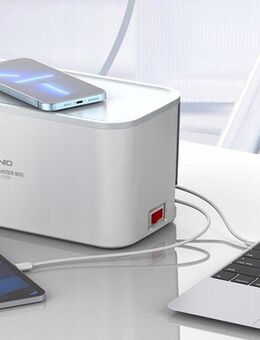 Steckdosenleiste Verlängerungskabel Büro Haus Organizer 5xAC 3xUSB 2500W 2M PD QC Wireless Office - Wuppertal