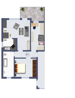3 Zimmer Wohnung in Hanau - Hanau (Brüder-Grimm-Stadt)