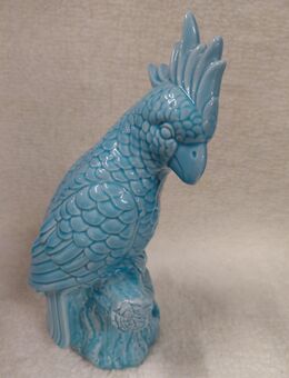 Porzellanfigur blauer Papagei - Dresden