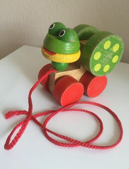 Ziehspielzeug Fröhlicher Frosch aus Holz - Bremen