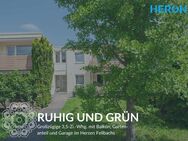 GRÜN UND RUHIG - Großzügige 3,5-Zi.-Whg. mit Balkon, Gartenanteil und Garage im Herzen Fellbachs - Fellbach