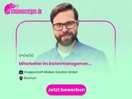 Mitarbeiter (m/w/d) im Datenmanagement / Datenmanager (m/w/d) - Bochum