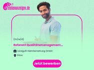 Referent Qualitätsmanagement (m/w/d) - Ihlow (Niedersachsen)
