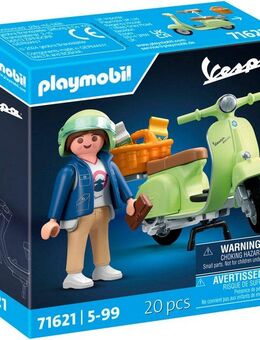 Playmobil® 1969 Vespa 150 Sprint Veloce, Hellgrün (71621), Vespa Konstruktions-Spielset, (20 St), Made in Europe