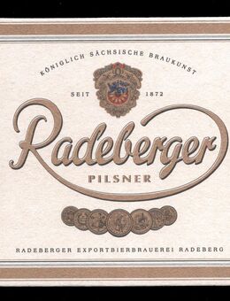 Radeberger Pilsner Bierdeckel Bierfilz Coaster - Nürnberg