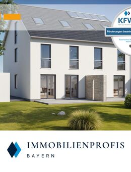 Neubau Langweid am Lech: Doppelhaushälfte inkl. KG + zusätzlich 25.000 € Preisvorteil bis 01.01.2026 - Langweid (Lech)