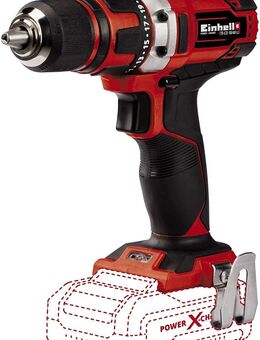 Einhell Akkuschrauber TE-CD 18/40 Li-Solo Power X-Change (Li-Ion, 18 V, max. 40 Nm, 2-Gang-Getriebe, Drehzahl-Elektronik, Softgrip, ohne Akku und Ladegerät) - Wuppertal