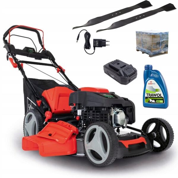 SCHEPPACH MS225 OHV 2021 53CM Benzin-Rasenmäher mit AKKU-Starter XXL Set - Wuppertal
