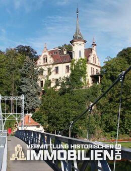 Romantisch gelegene Fabrikantenvilla in Traumlage über der Mulde - Grimma
