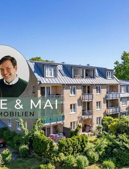 REINBEK-Lichtdurchflutete Endetagen-Wohnung mit Süd-Loggia & TG-Stellplatz - Reinbek