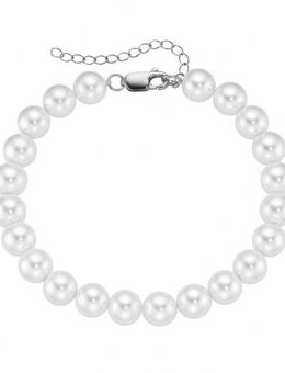 Smart Jewel Armband mit Muschel-Perlen, Silber 925