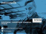 Schichtleiter / Schichtführer Produktion (m/w/d) - Ebsdorfergrund