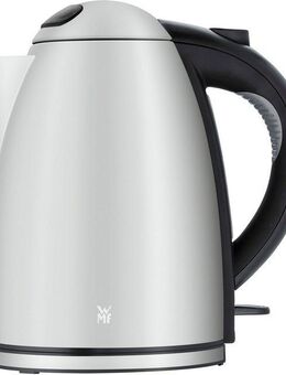 WMF Wasserkocher Stelio Paper Grey, 1,7 l, 2400 W, Cromargan, beleuchtete Wasserstandsanzeige, 2400 Watt
