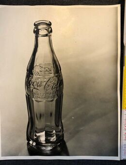 Antike Werbefotografie Coca-Cola Flasche 24 X 30 cm 50-60er Jahre - Köln