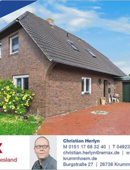 +++ RESERVIERT +++ Familientraum, sehr gepflegtes EFH mit viel Platz in ruhiger Wohnsiedlung - Krummhörn