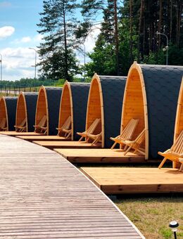 Camping POD Glamping isoliert L480 B240cm Kiefer - Rietberg