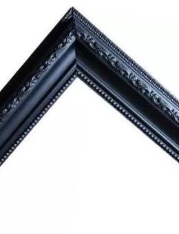 Leerrahmen Bilderrahmen-Holz-Barock-Sondermaße-alle Größen möglich 531 Schwarz-Matt - Holzminden