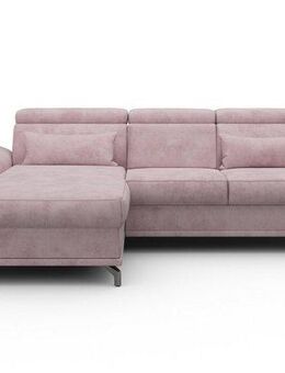 sit&more Ecksofa Cabrio L-Form, B: 295 cm, mit Sitztiefen-, Arm- & Kopfteilverstellung, 2 Nierenkissen, Federkern, optional Bettfunktion und Stauraum