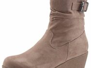 CITY WALK Stiefelette mit Raffungen am slouchy Schaft