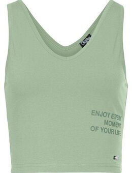 Buffalo Tanktop mit Statement Druck