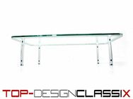 wie neu! XXL Horst Bruening Kill Int. Chrom Coffee Table Glas Couchtisch Mid Century Vintage 1960er - Hamminkeln Zentrum