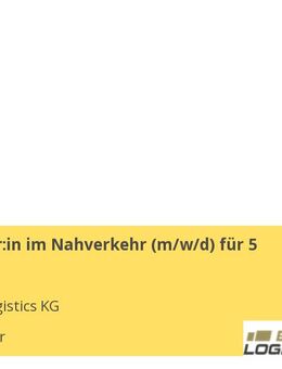 Kraftfahrer:in im Nahverkehr (m/w/d) für 5 Tonner - Hannover