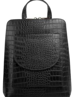 Cluty Cityrucksack, echt Leder, Made in Italy