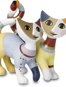 Goebel Sammelfigur Figur Rosina Wachtmeister - "Luca e Sofia" (1 St), Katzen-Duo