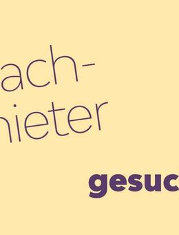 Traumwohnung sucht Nachmieter zum 01.12.2025 - Gotha
