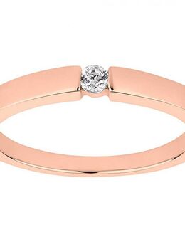 Verlobungsring Damenring CAB3458 mit Rosefarbiger Beschichtung - Aholming